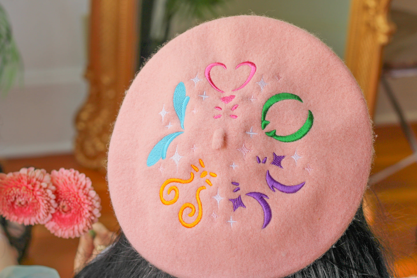 Mew Marks Embroidered Beret!