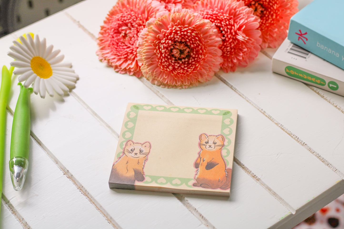 Japanese Marten Sticky Memo Pad!