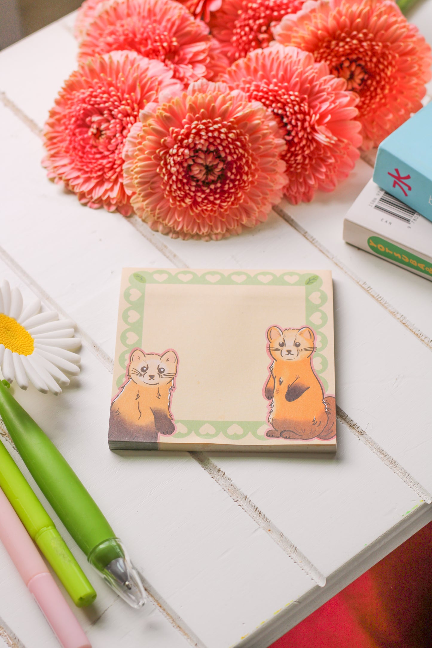 Japanese Marten Sticky Memo Pad!