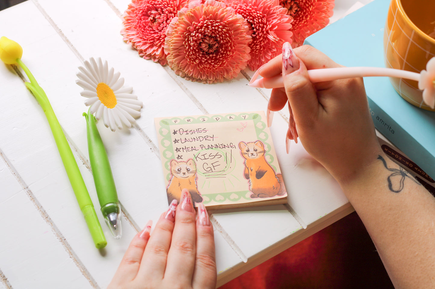 Japanese Marten Sticky Memo Pad!