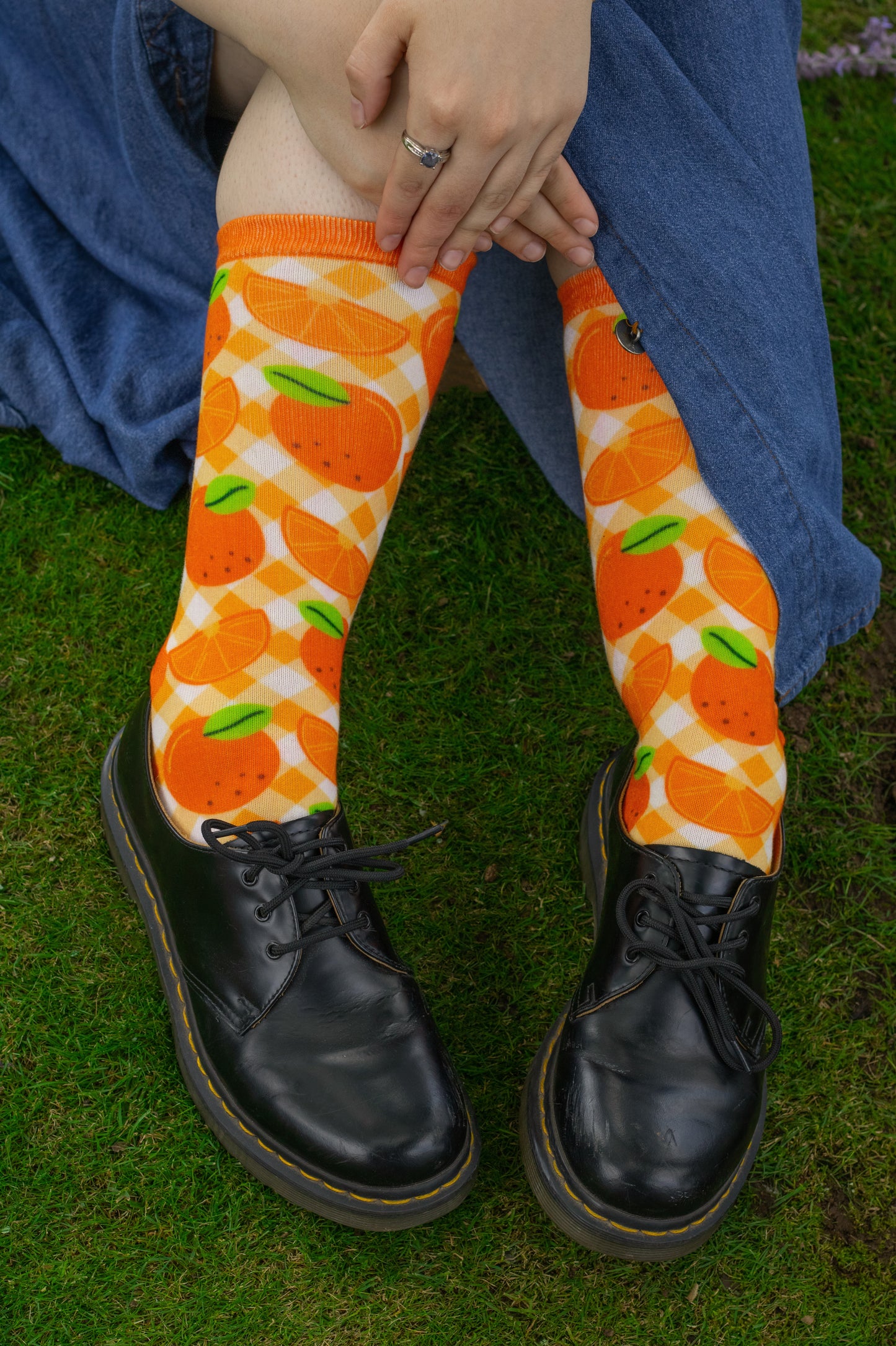 Cute and Colorful Printed Crew Socks!