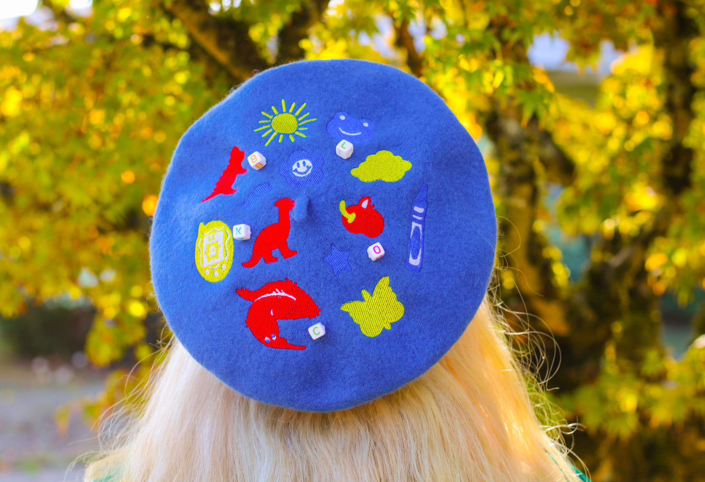 KIDCORE Customizable Embroidered Beret!