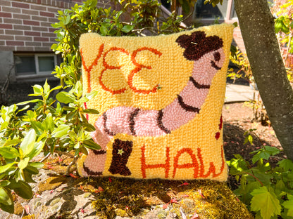 Yee Haw Punch Needle Pillow!