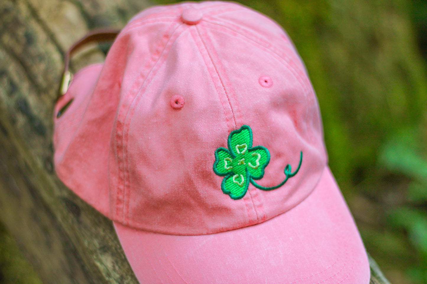 Lucky Clover Embroidered Baseball Cap!
