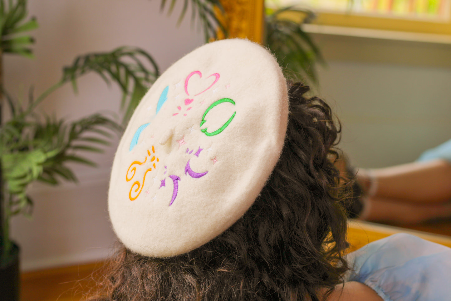Mew Marks Embroidered Beret!