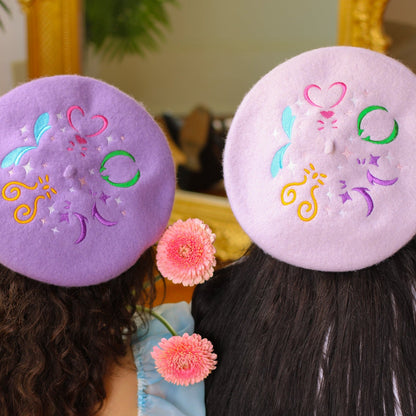 Mew Marks Embroidered Beret!