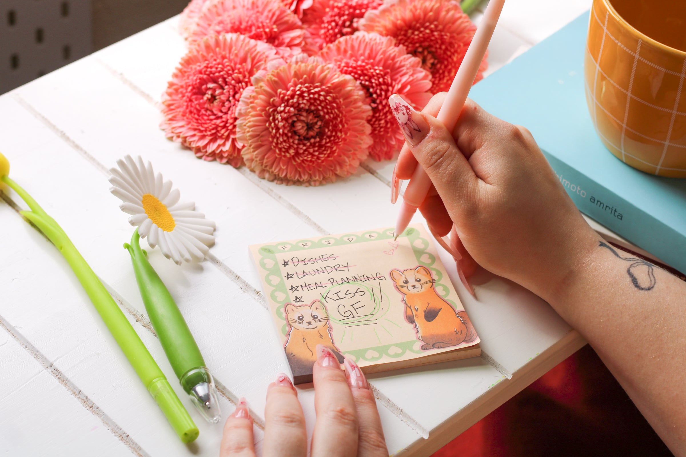 Japanese Marten Sticky Memo Pad!