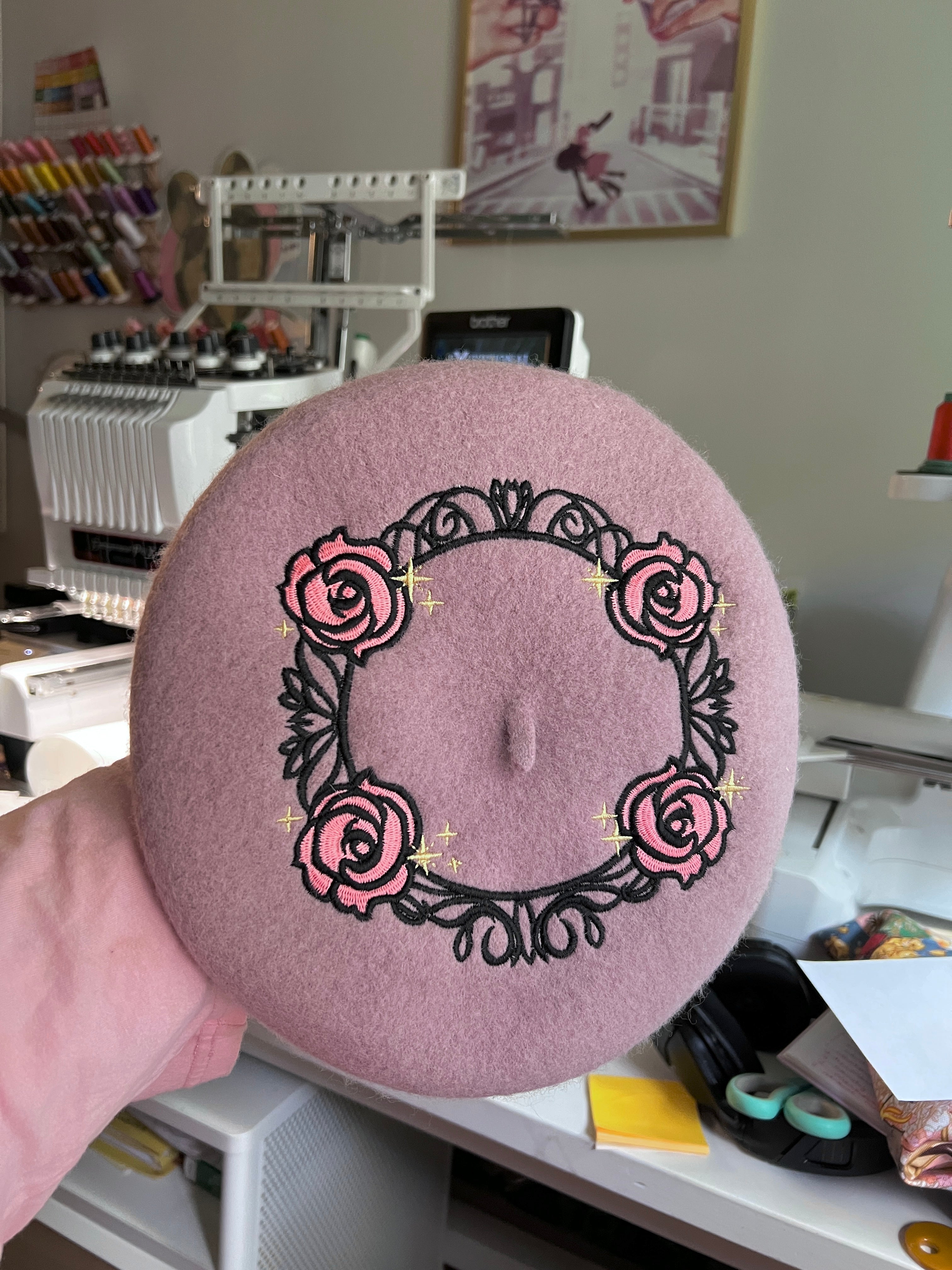 Embroidered Berets! (READY TO SHIP)