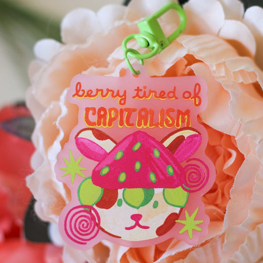 Berry Tired Acrylic Keychain!