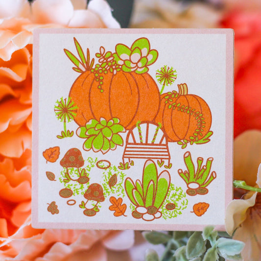 Harvest Garden Kraft Paper Sticker!