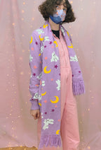 Moon Bunnies Knitted Scarf!