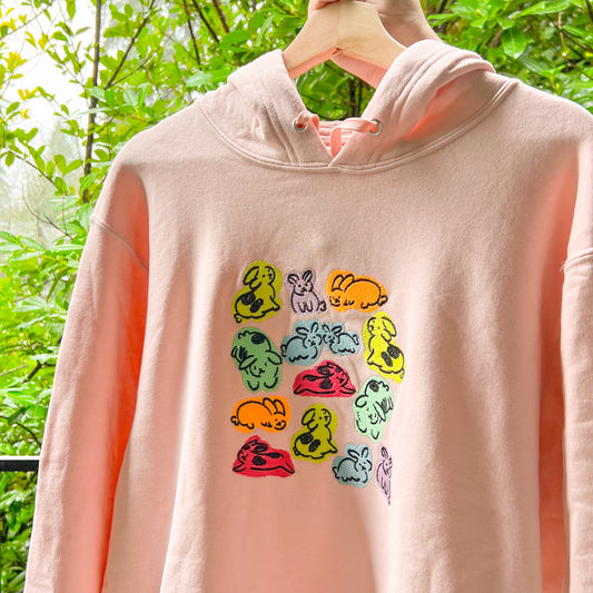 Blobby Buns Embroidered Hoodie!