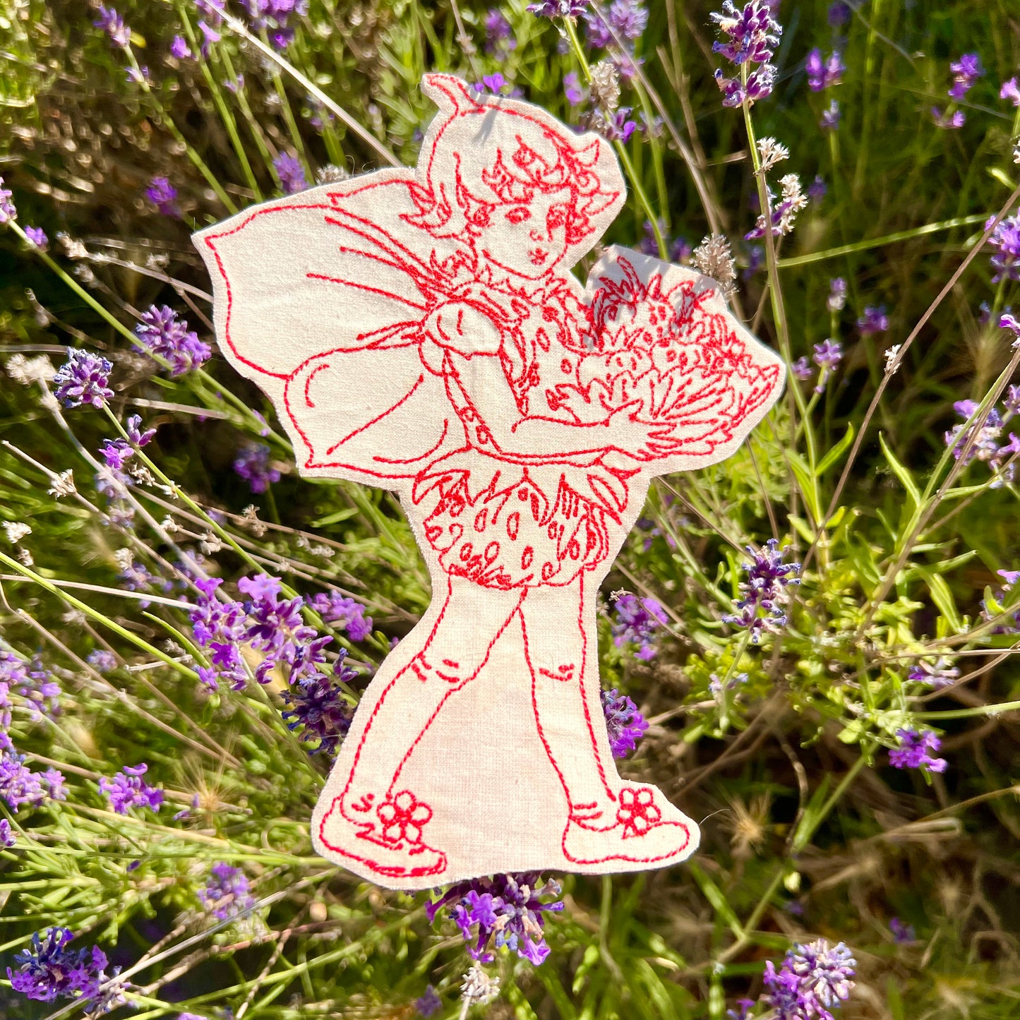 Vintage Strawberry Fairy Patch!
