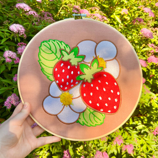 Strawberry Blossom Wall Hanging!