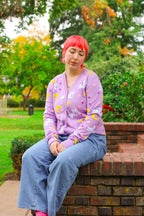 Moon Bunnies Knitted Cardigan!