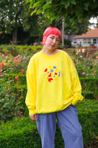 KIDCORE Embroidered Crew Neck Sweatshirt!