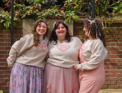 Satin Fairy Embroidered Sweatshirt!