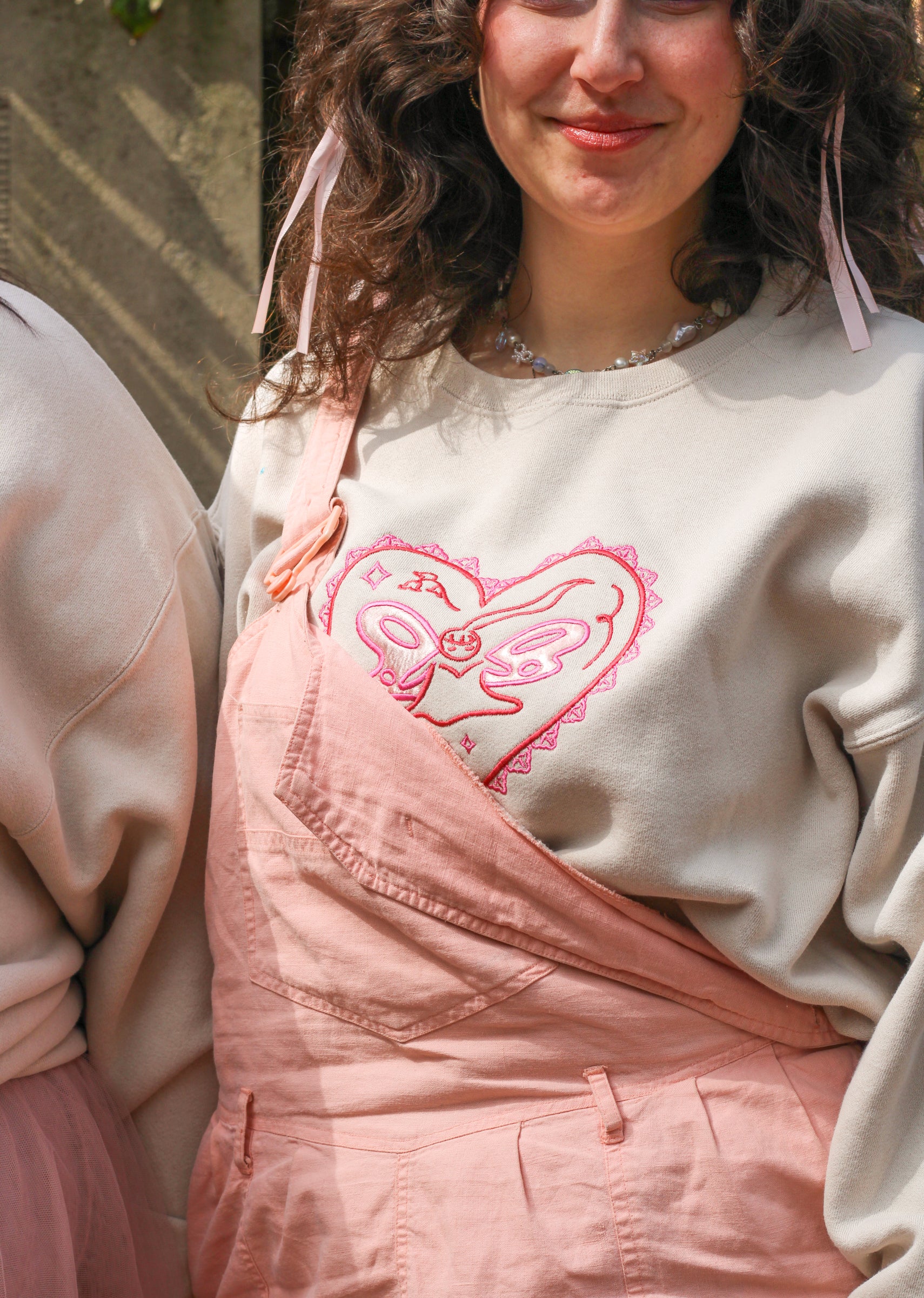 Satin Fairy Embroidered Sweatshirt!
