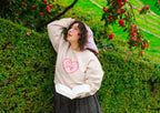 Satin Fairy Embroidered Sweatshirt!