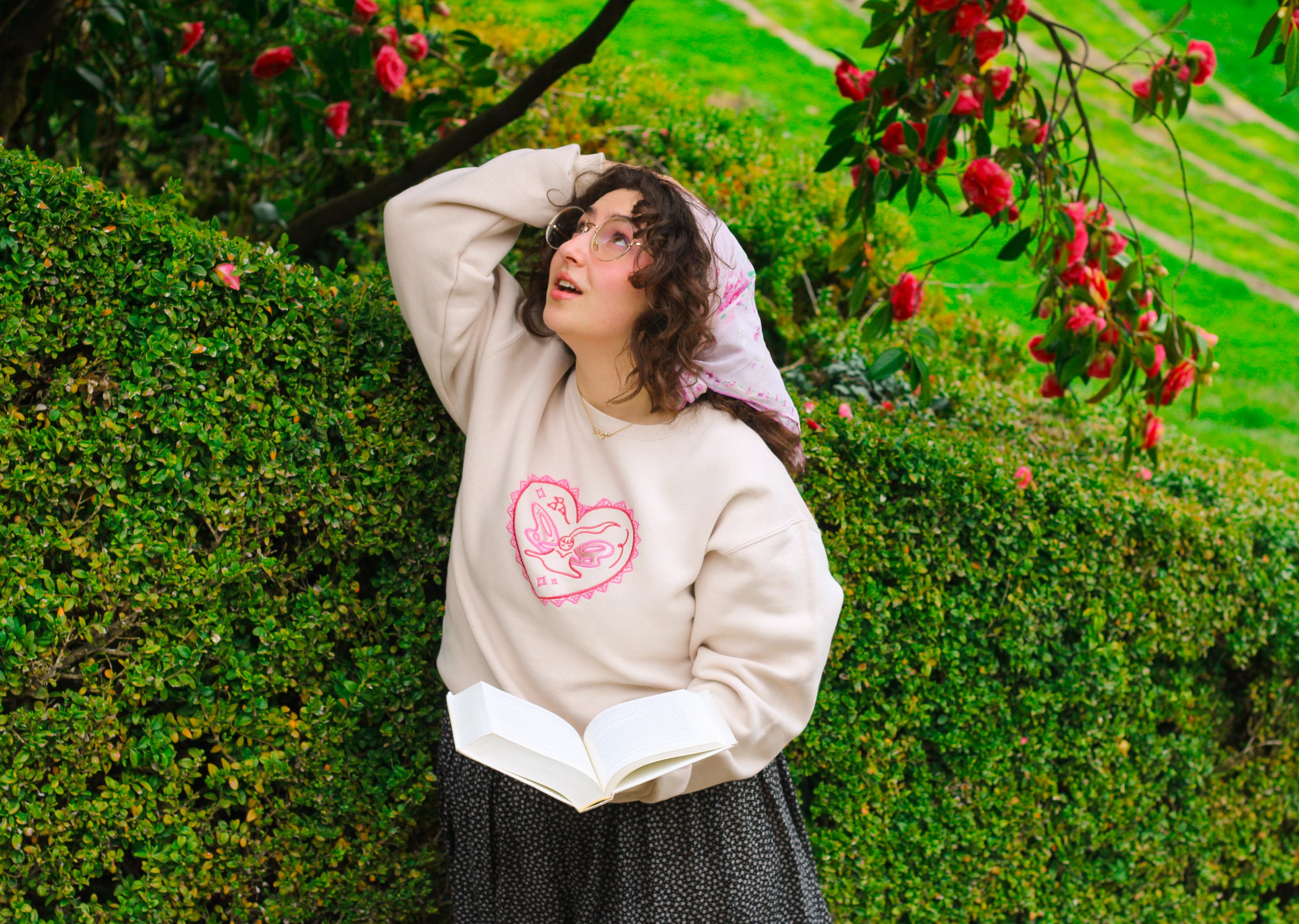 Satin Fairy Embroidered Sweatshirt!