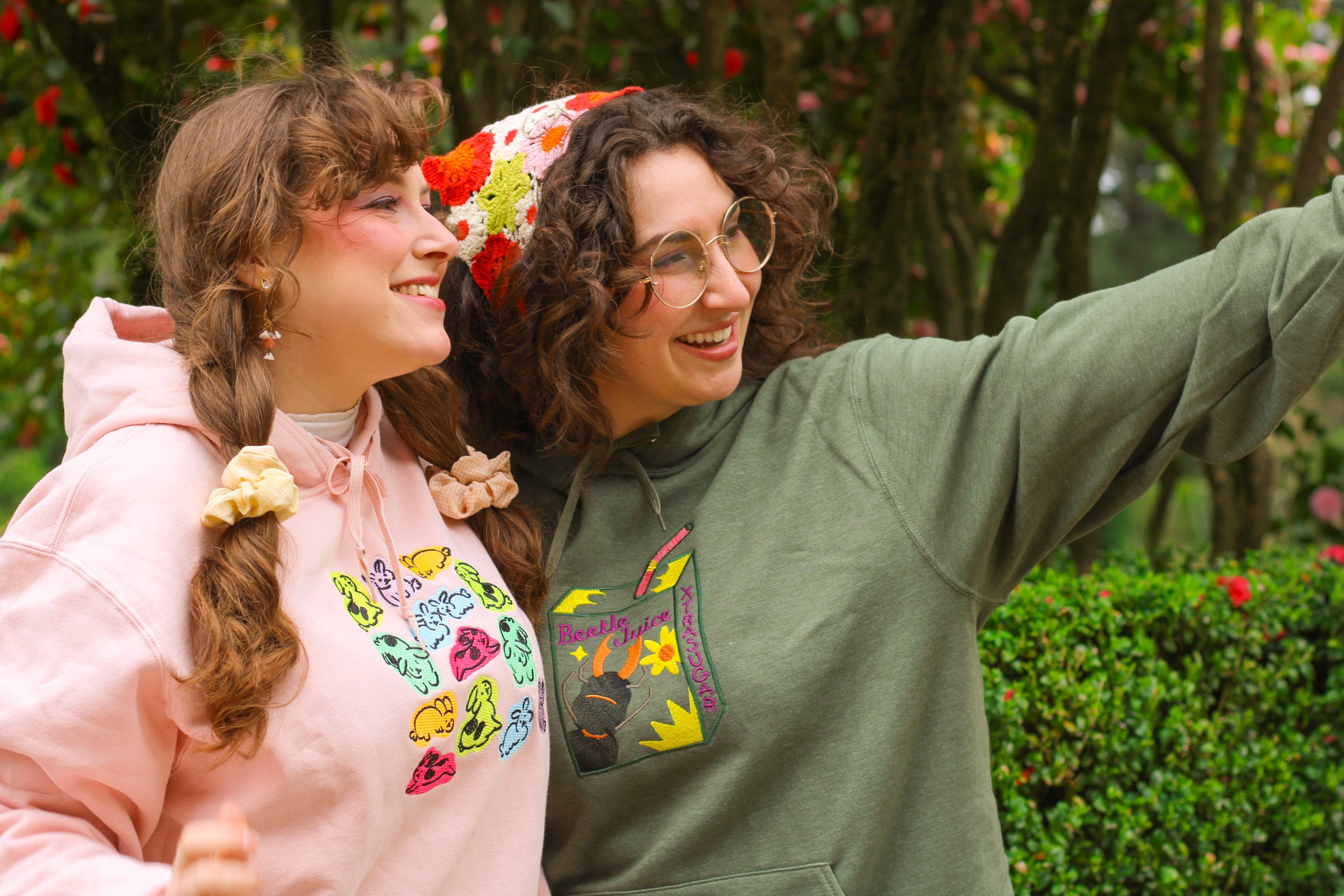 Beetle Juice Embroidered Hoodie!