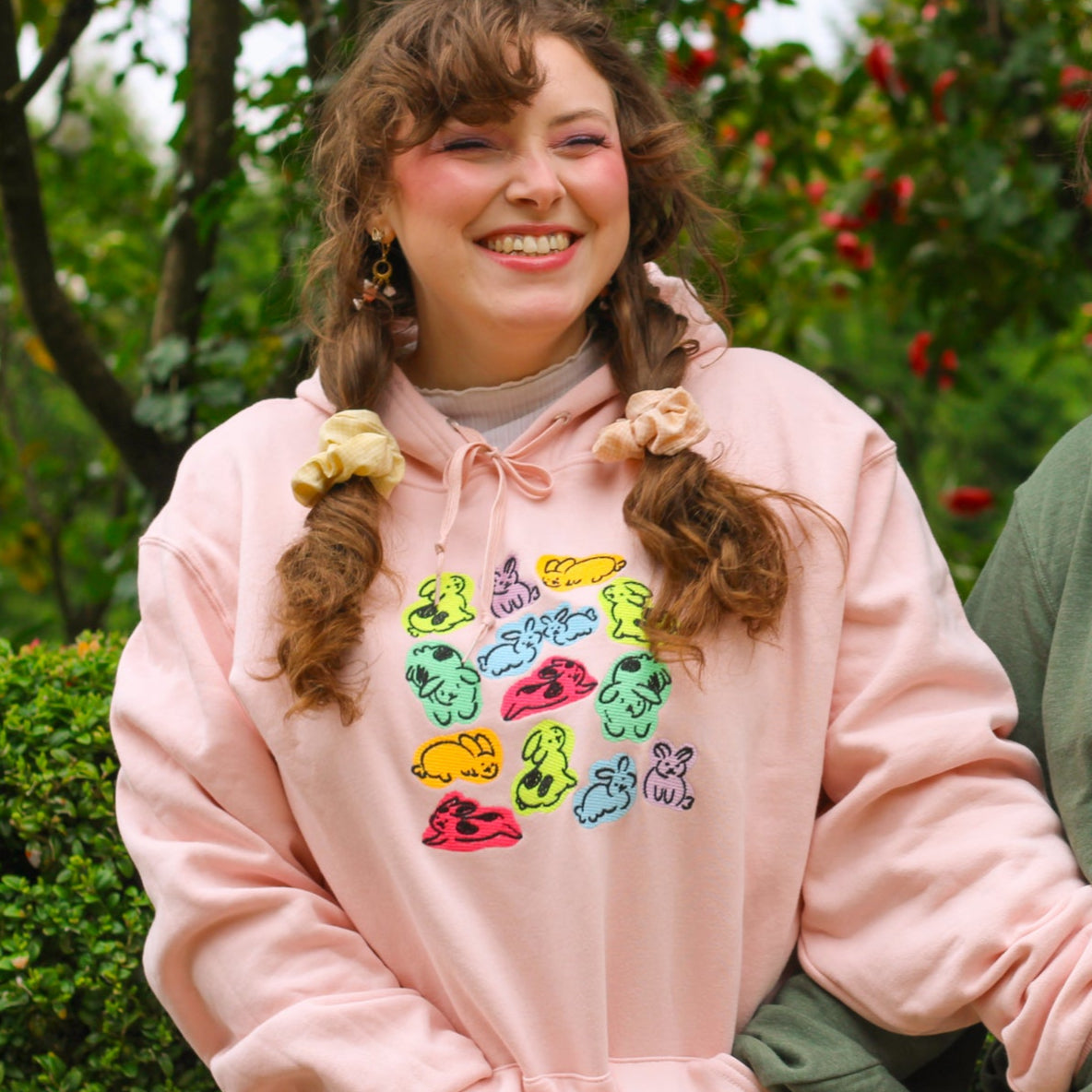Blobby Buns Embroidered Hoodie!