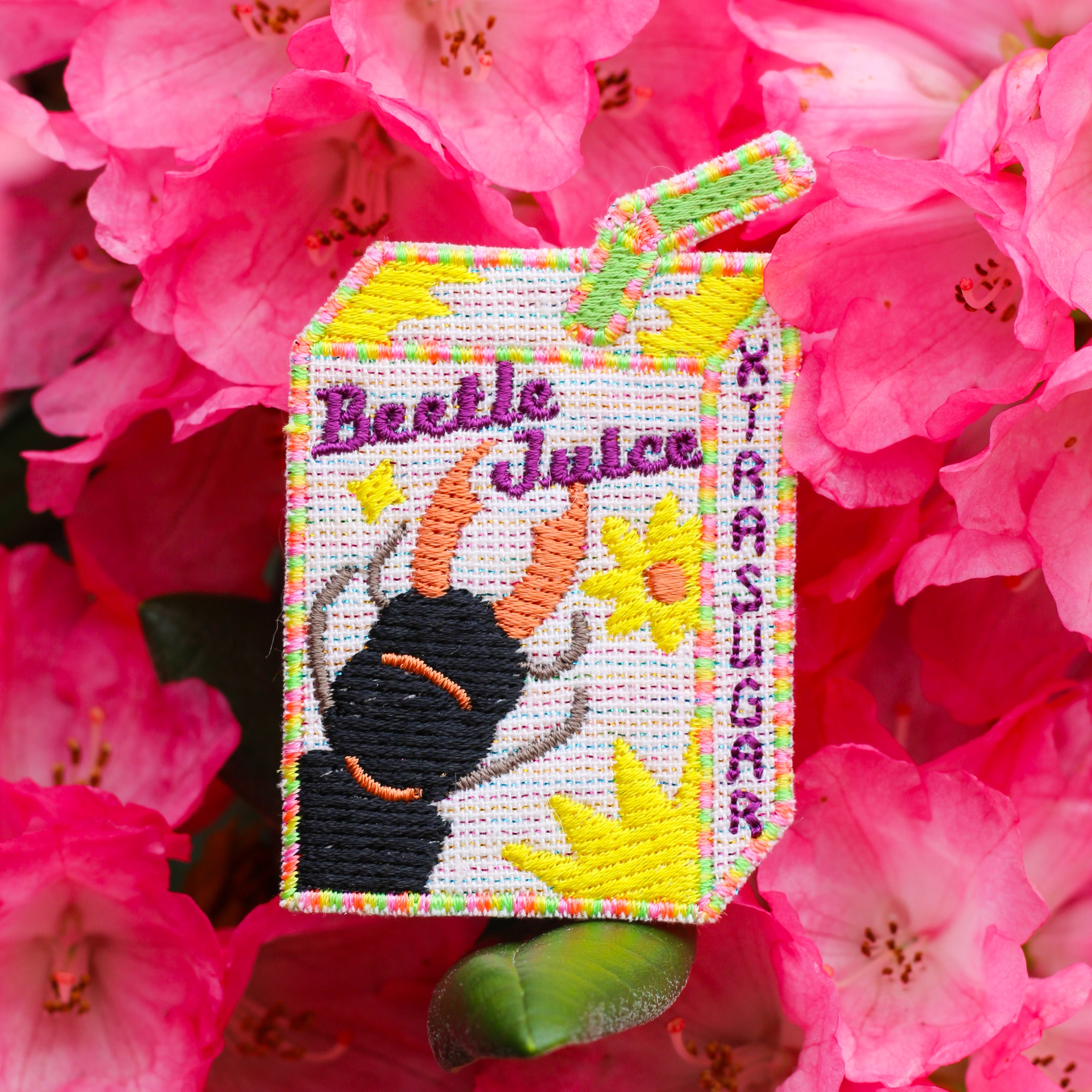 Beetle Juice Embroidered Patch!