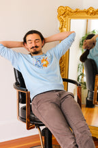 B-GRADE Find Me in the Future Embroidered Crew Neck Sweatshirt!