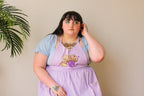 Linen Embroidered Pinafore Aprons!