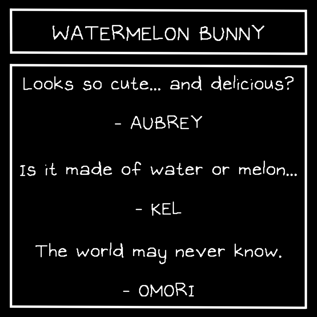 Watermelon Bunny Embroidered Patch!
