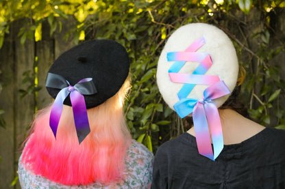 Pride Ribbon Handmade Beret!