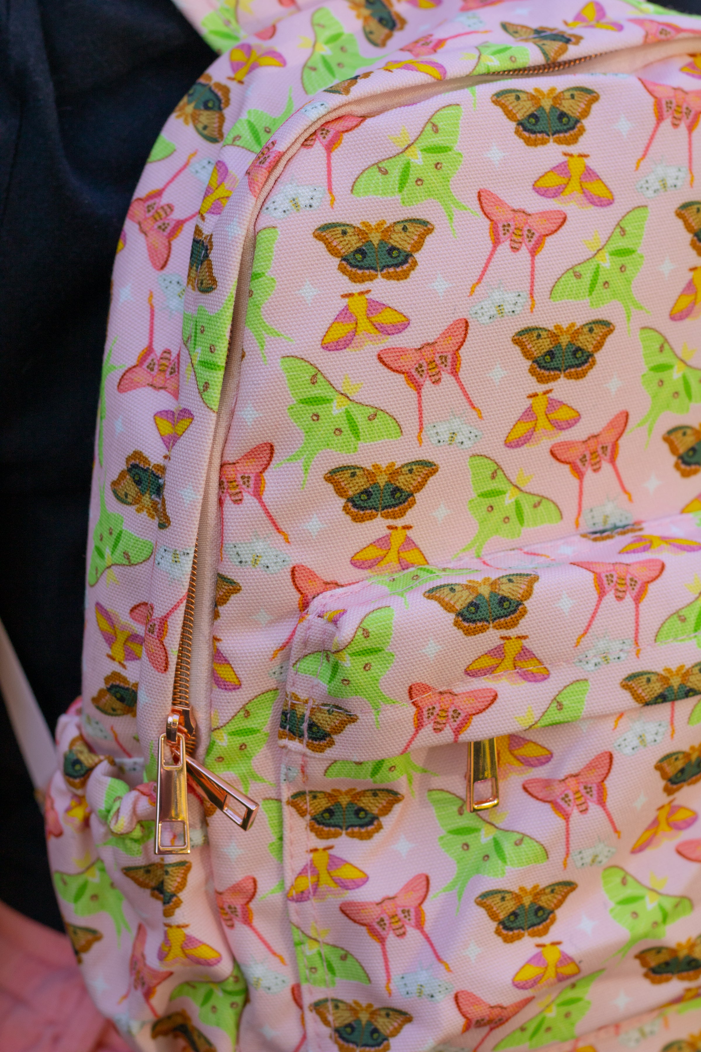 Pastel Moth Mini Backpack!