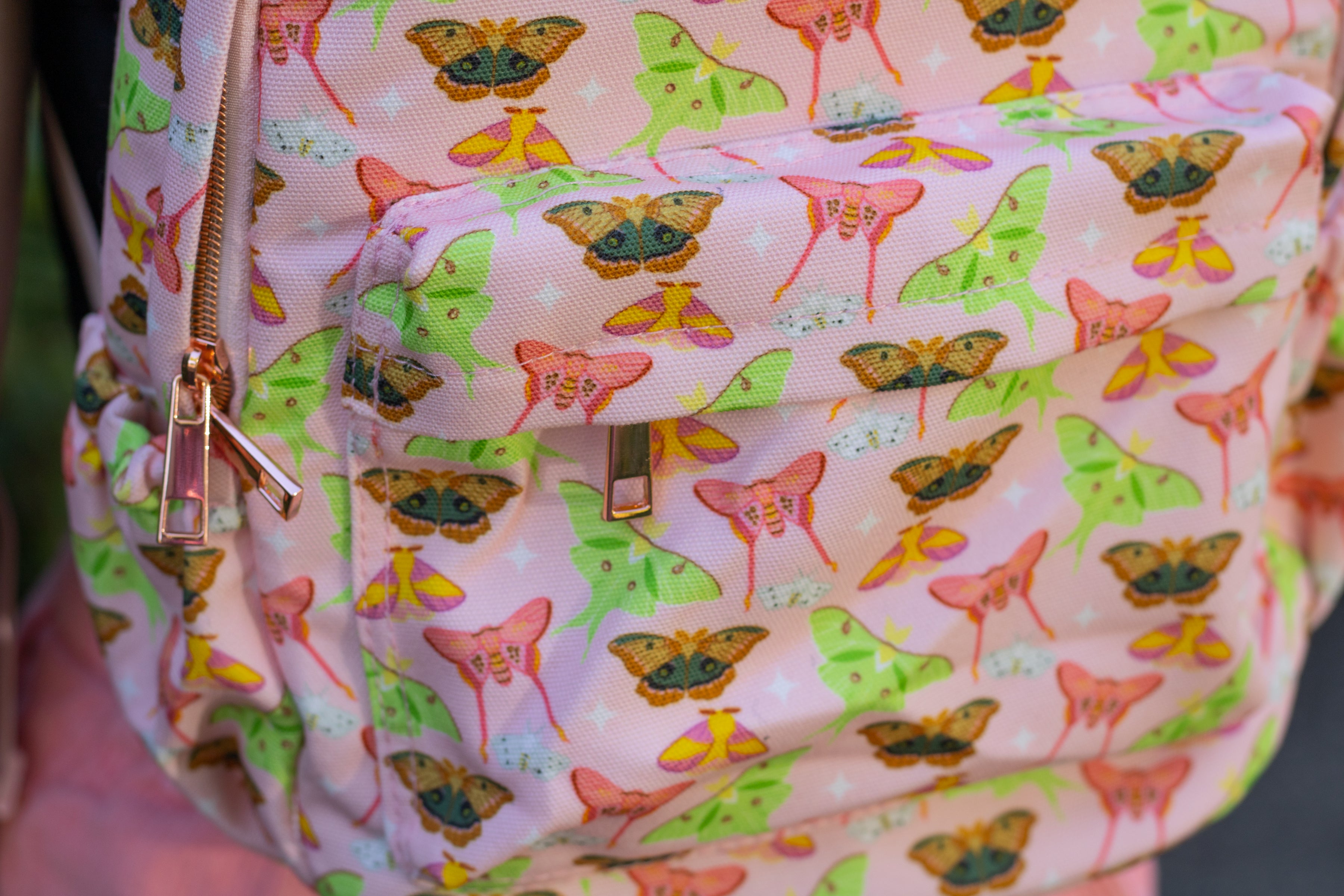 Pastel Moth Mini Backpack!