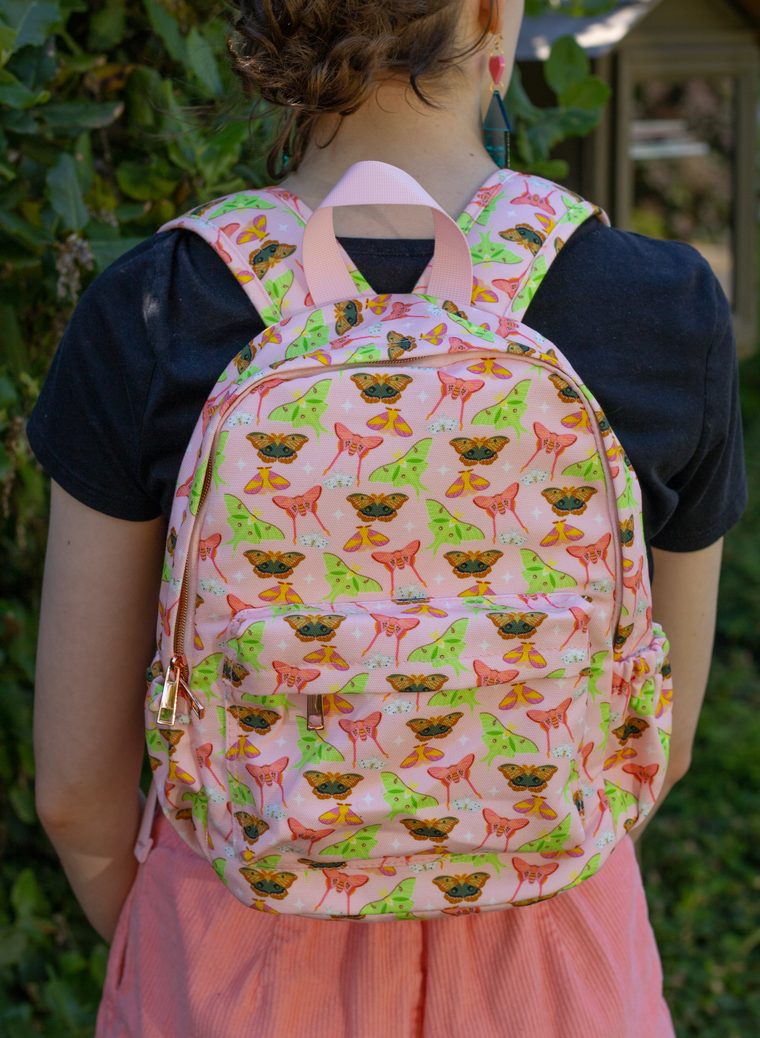 Pastel Moth Mini Backpack!