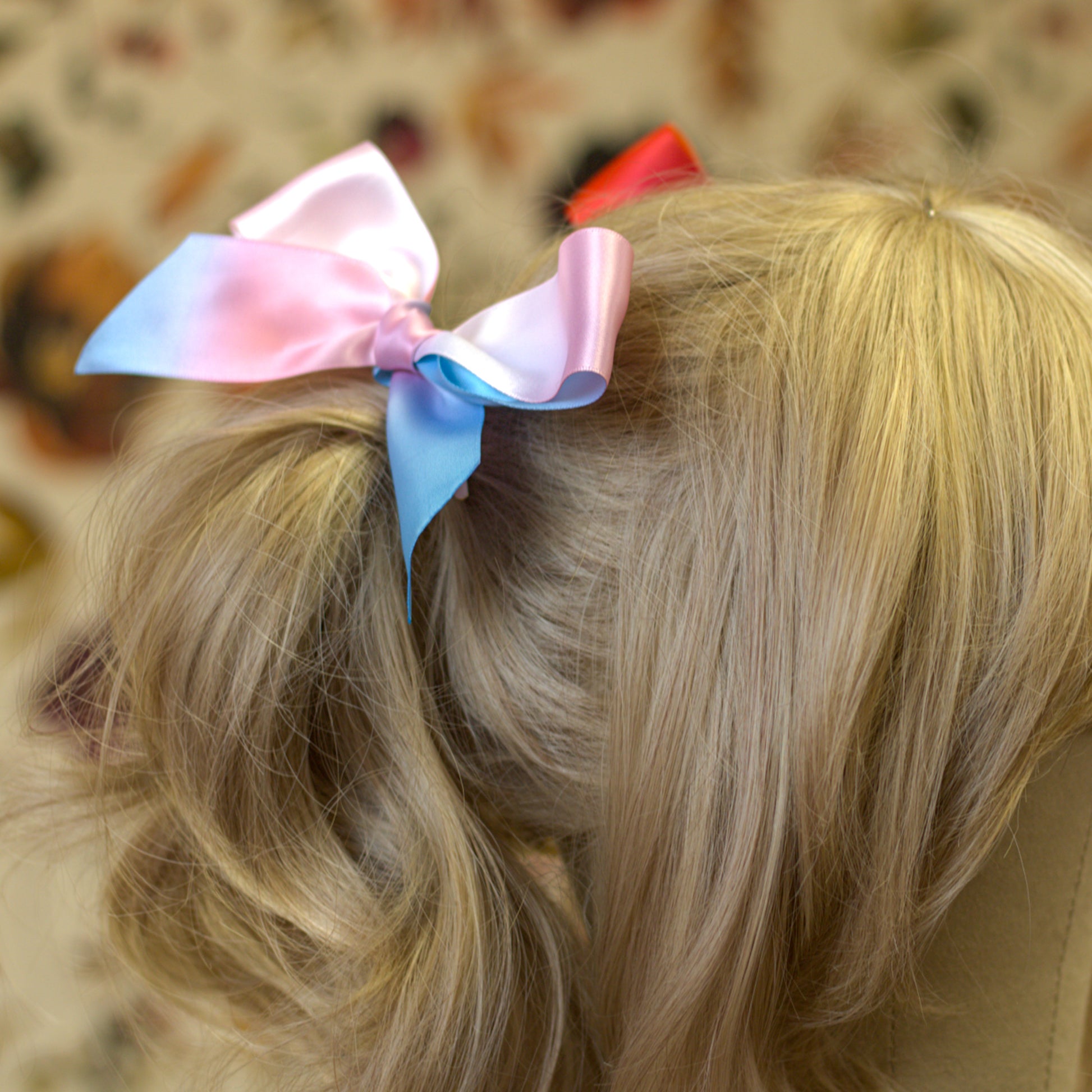 Pride Ribbon Hair Bow! – clammy heart