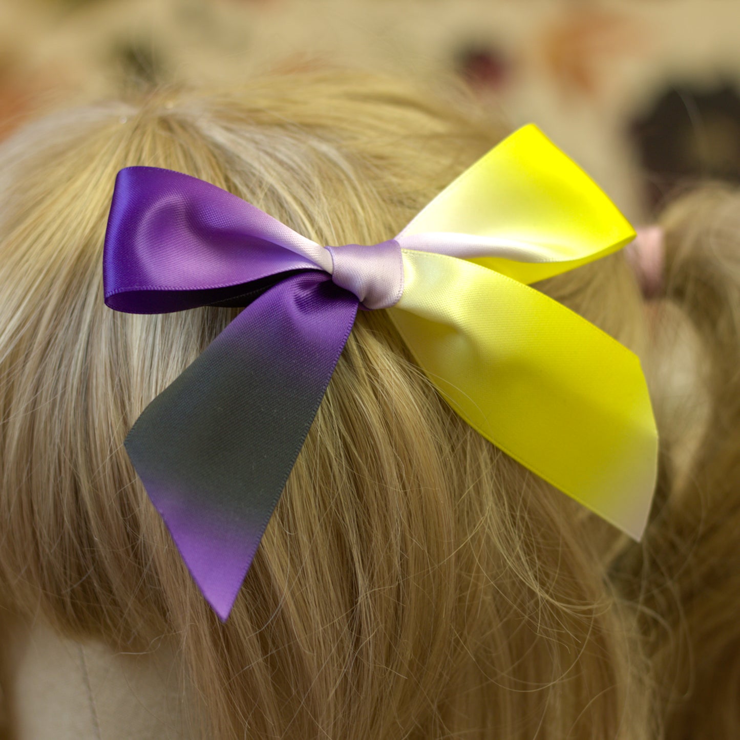 Pride Ribbon Hair Bow! – clammy heart