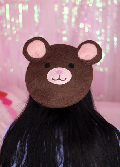 BEAR-ET Embroidered Handmade Beret! *MADE TO ORDER*