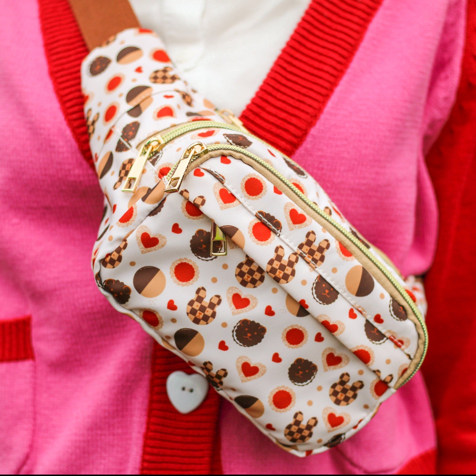 Bear and Bunny Dessert Café Fanny Pack!