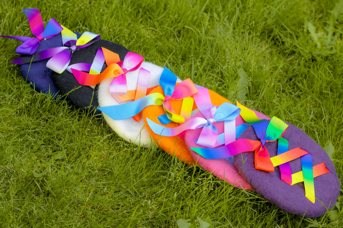 Pride Ribbon Handmade Beret!
