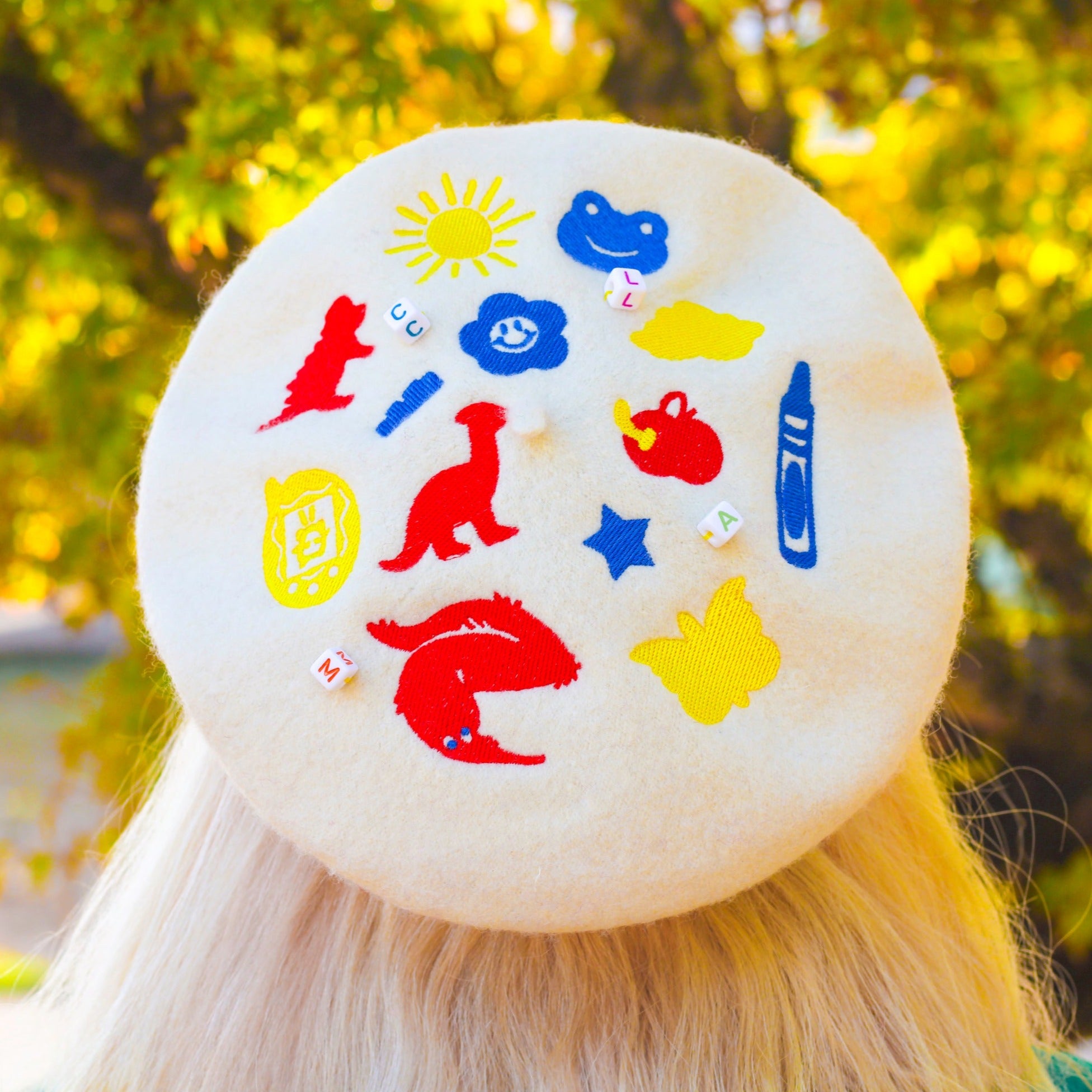 KIDCORE Customizable Embroidered Beret!
