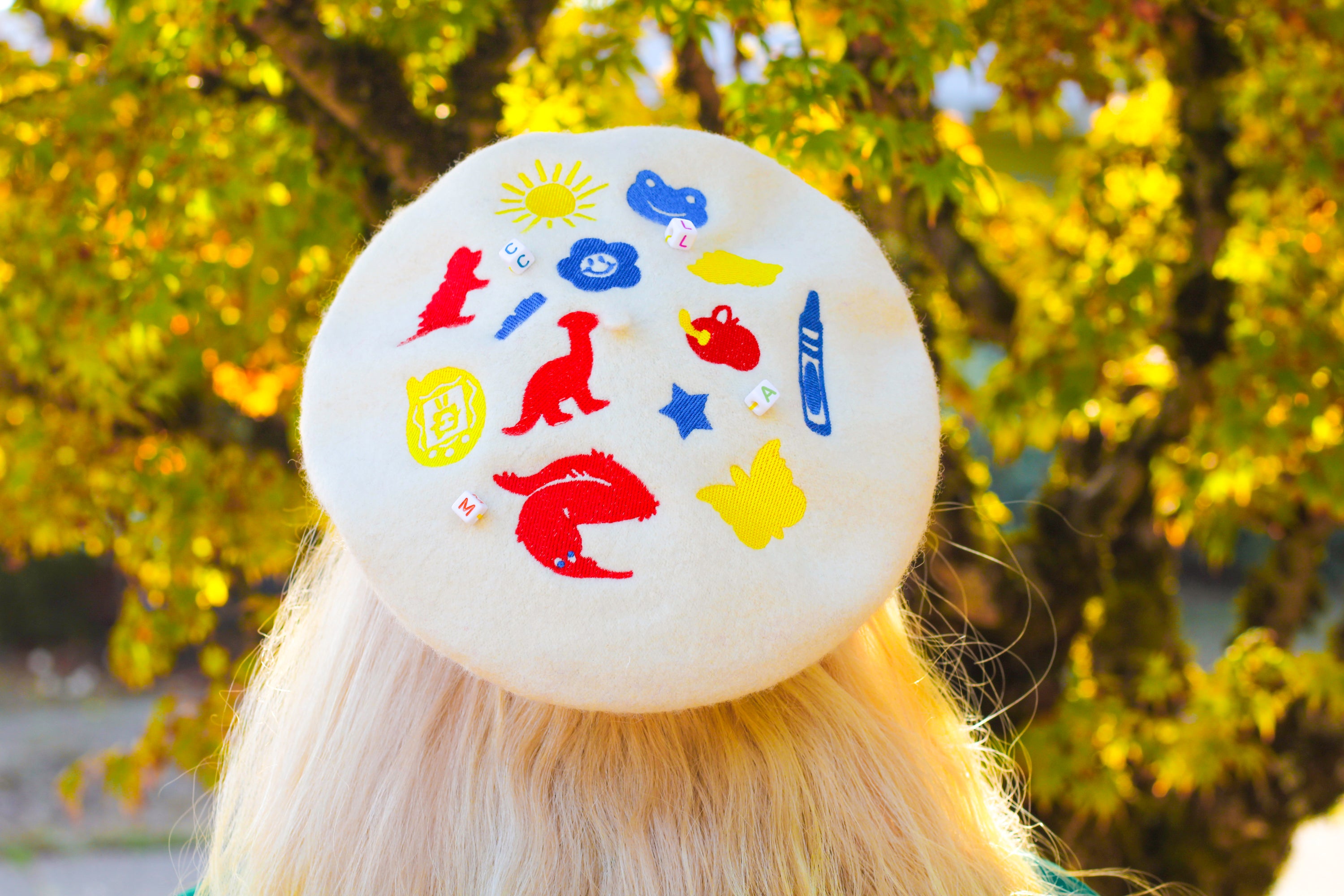 KIDCORE Customizable Embroidered Beret!