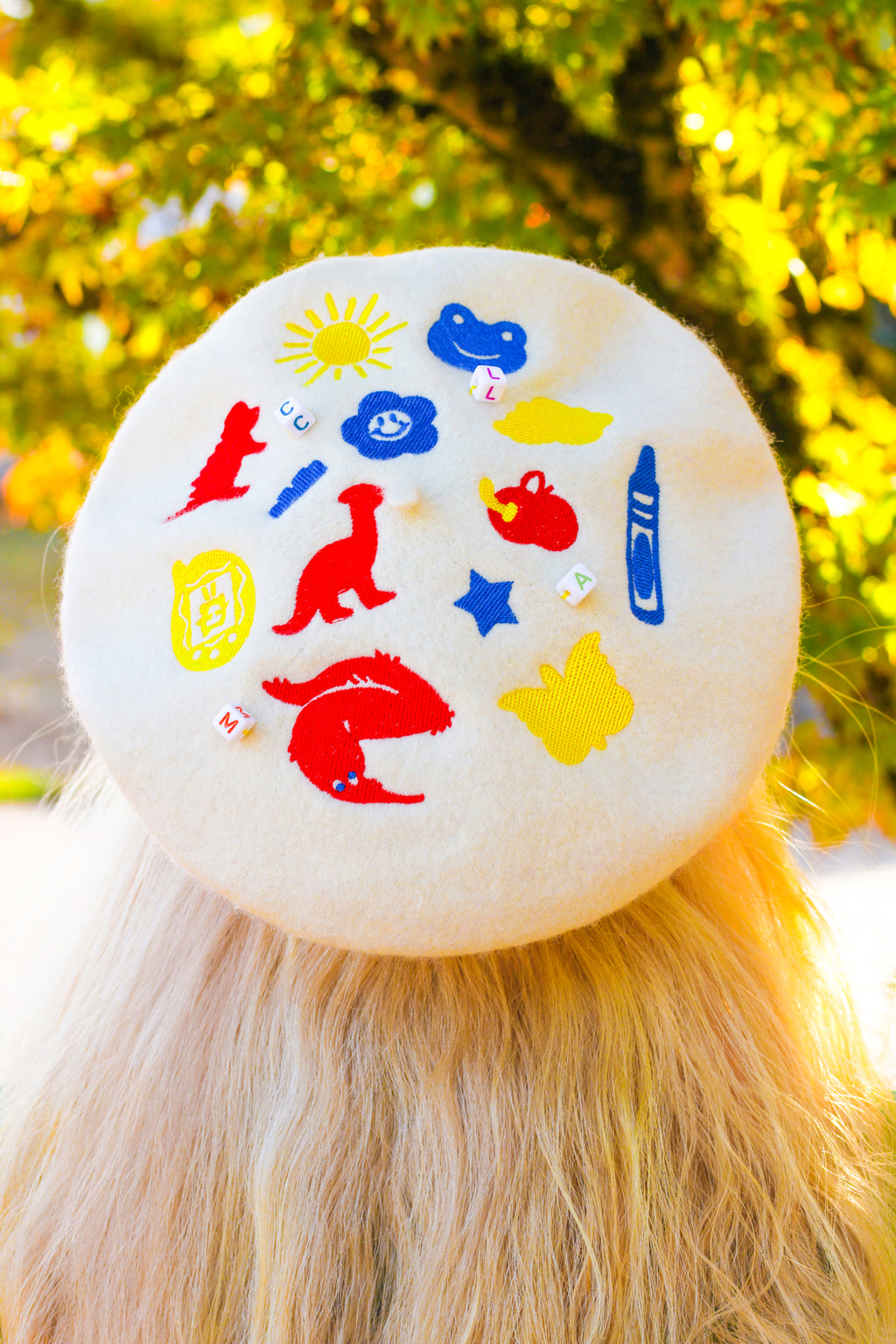 KIDCORE Customizable Embroidered Beret!