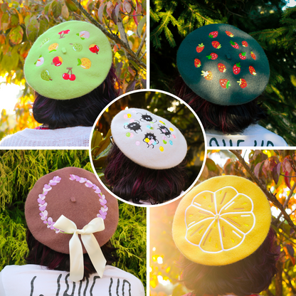 Clammy Heart Classics: Mix & Match Beret *MADE TO ORDER*