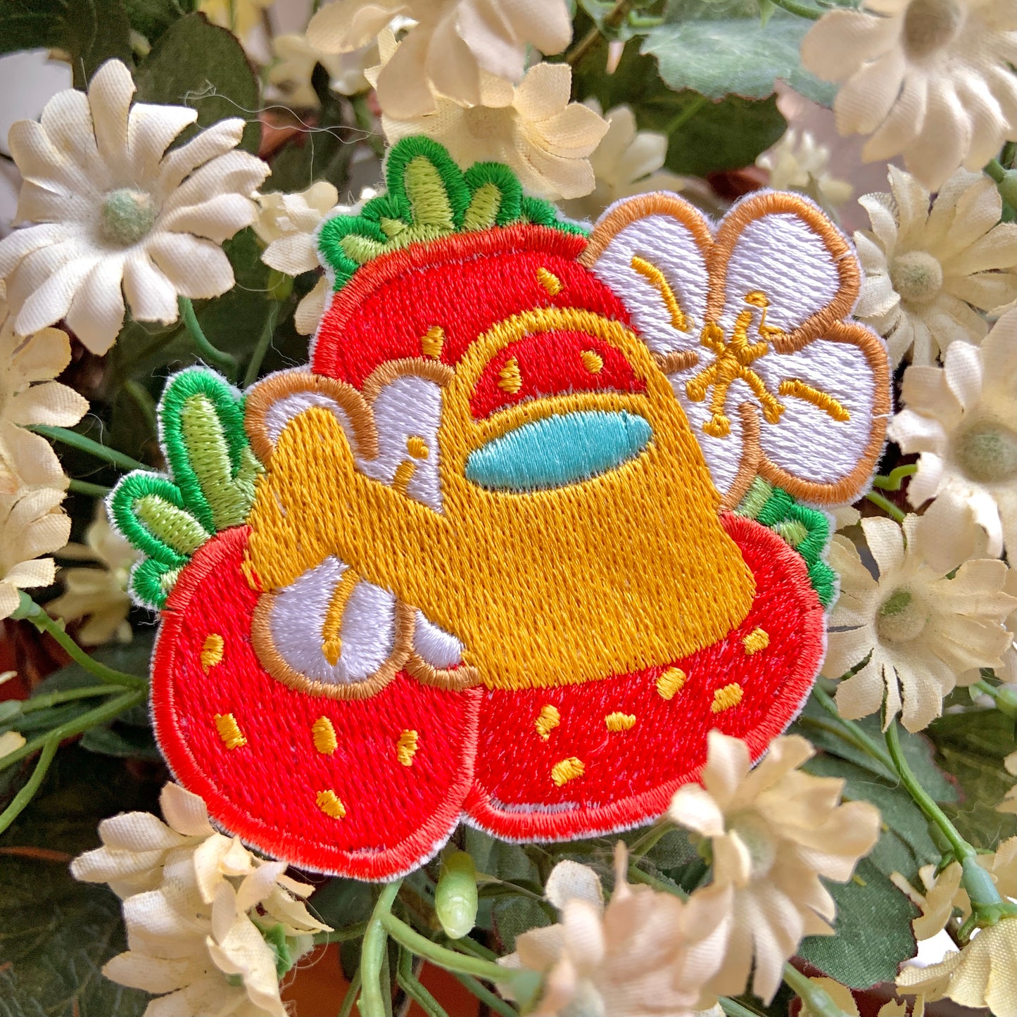 Golden Watering Can Embroidered Patch!