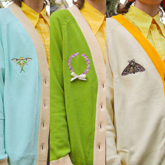 Embroidered Knitted Cardigans!